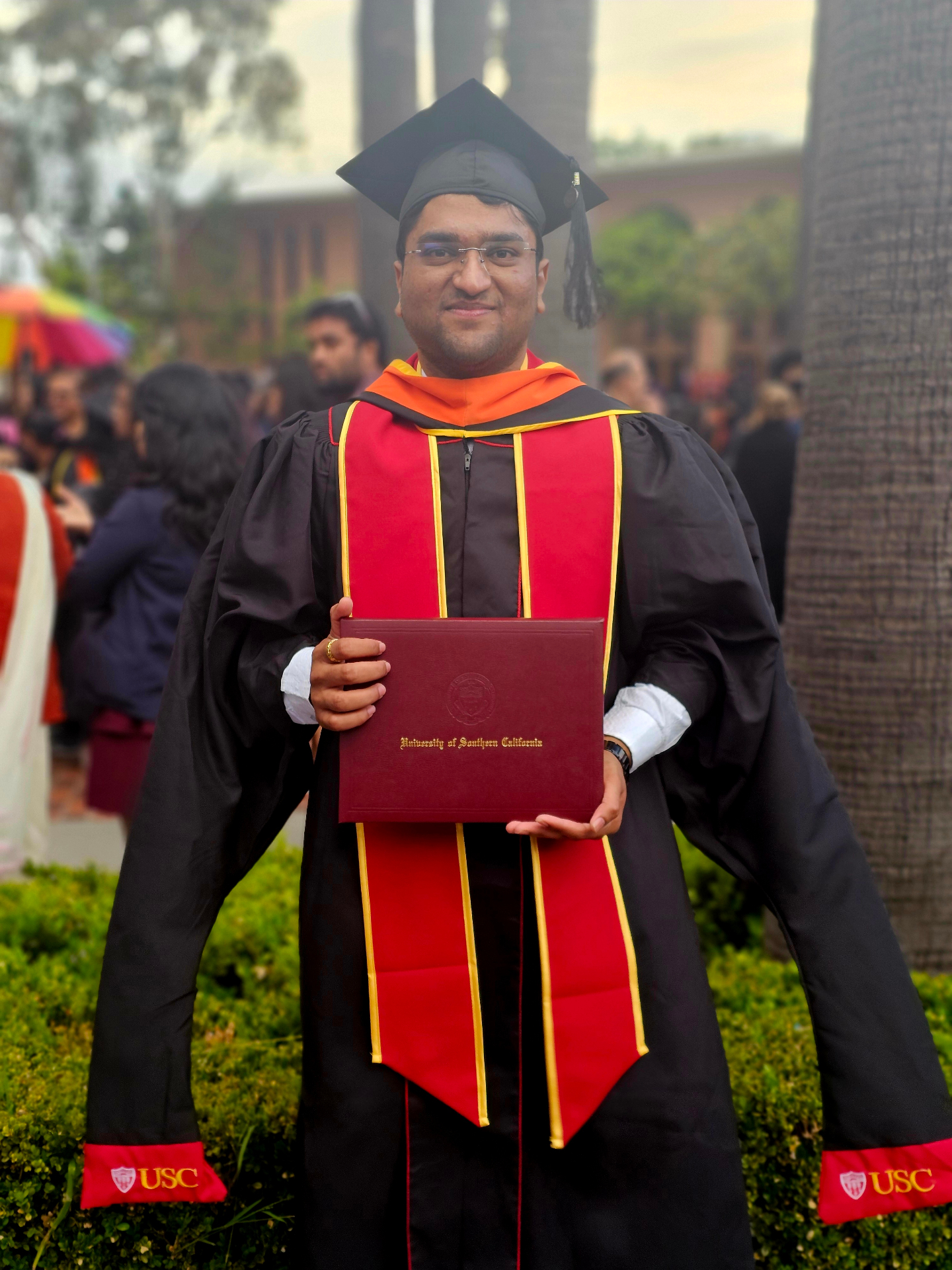 Sanskar Garodia at USC graduation